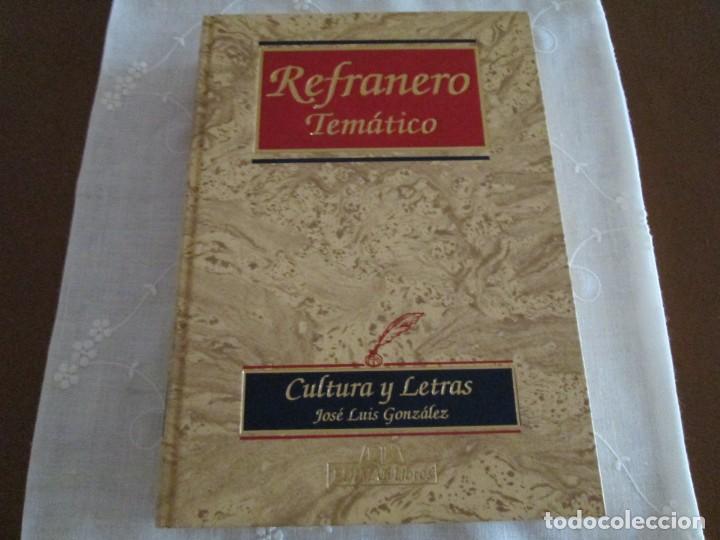 Libros de segunda mano: REFRANERO TEMATICO - Foto 1