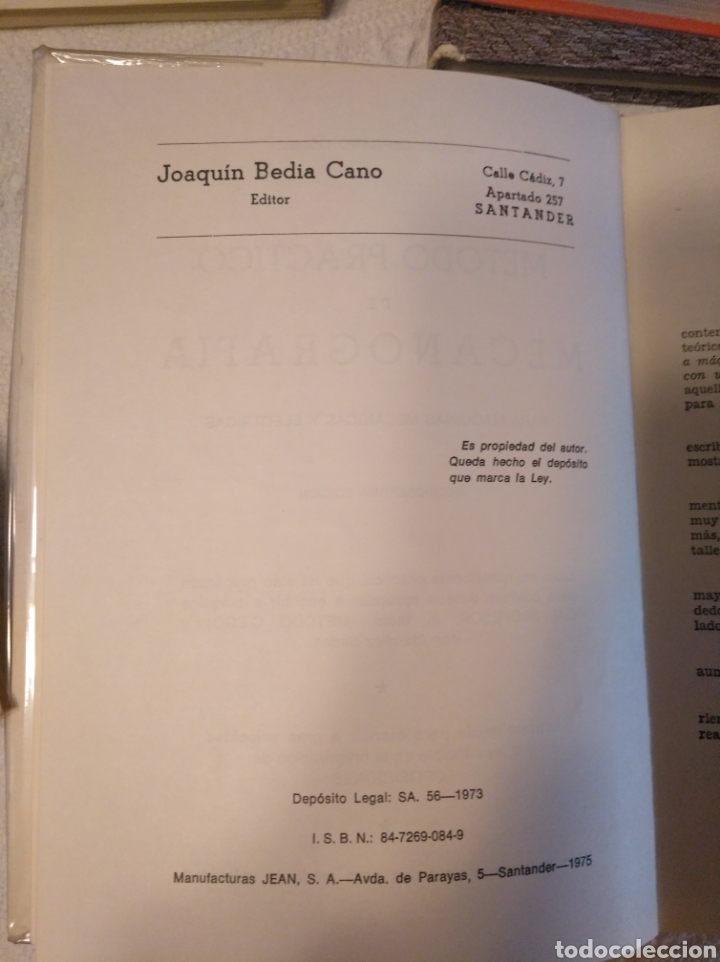 Libros de segunda mano: M&eacute;todo Pr&aacute;ctico de Mecanograf&iacute;a. 17 edici&oacute;n 1973 - Foto 3