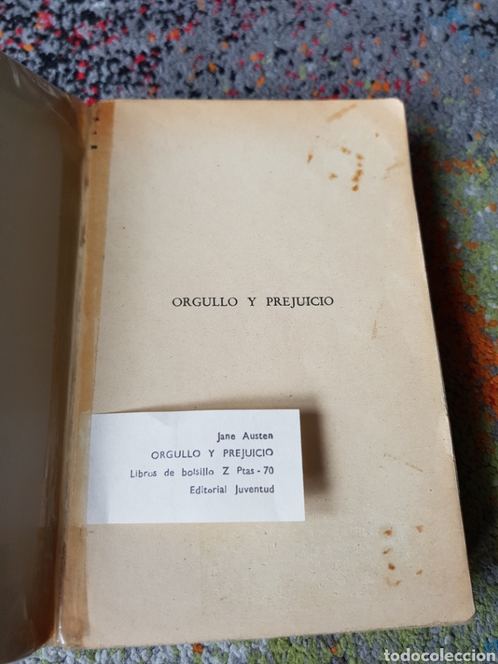 Libros de segunda mano: Orgullo y perjuicio - Foto 1
