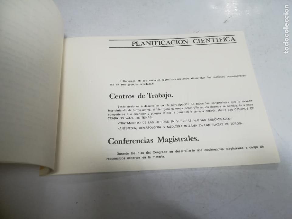 Libros de segunda mano: V CONGRESO INTERNACIONAL DE CIRUG&Iacute;A TAURINA. SEVILLA. 1982. AVANCE DEL PROGRAMA - Foto 3