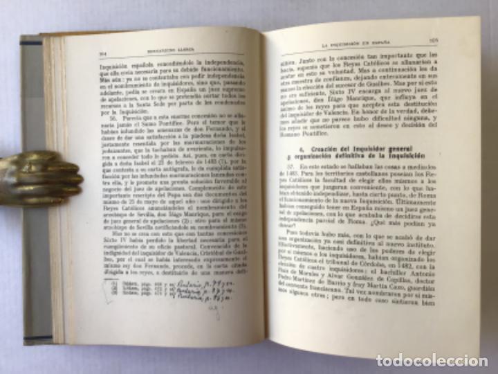 Libros de segunda mano: LA INQUISICI&Oacute;N EN ESPA&Ntilde;A. - LLORCA, Bernardino. - Foto 3