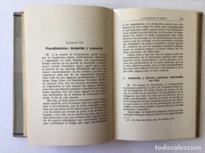 Libros de segunda mano: LA INQUISICI&Oacute;N EN ESPA&Ntilde;A. - LLORCA, Bernardino. - Foto 4