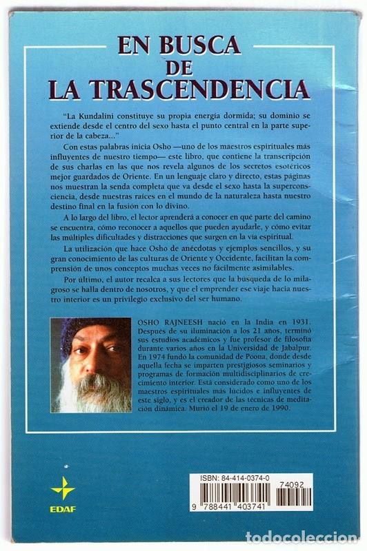Libros de segunda mano: EN BUSCA DE LA TRASCENDENCIA OSHO - Foto 2