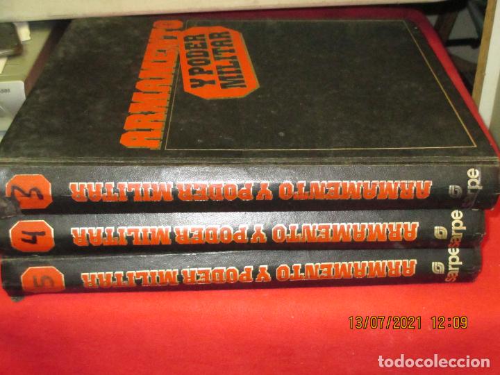 Libros de segunda mano: ARMAMENTO Y PODER MILITAR - TOMOS 3,4,5 - SARPE - ILUSTRACIONES A COLOR - L - - Foto 2