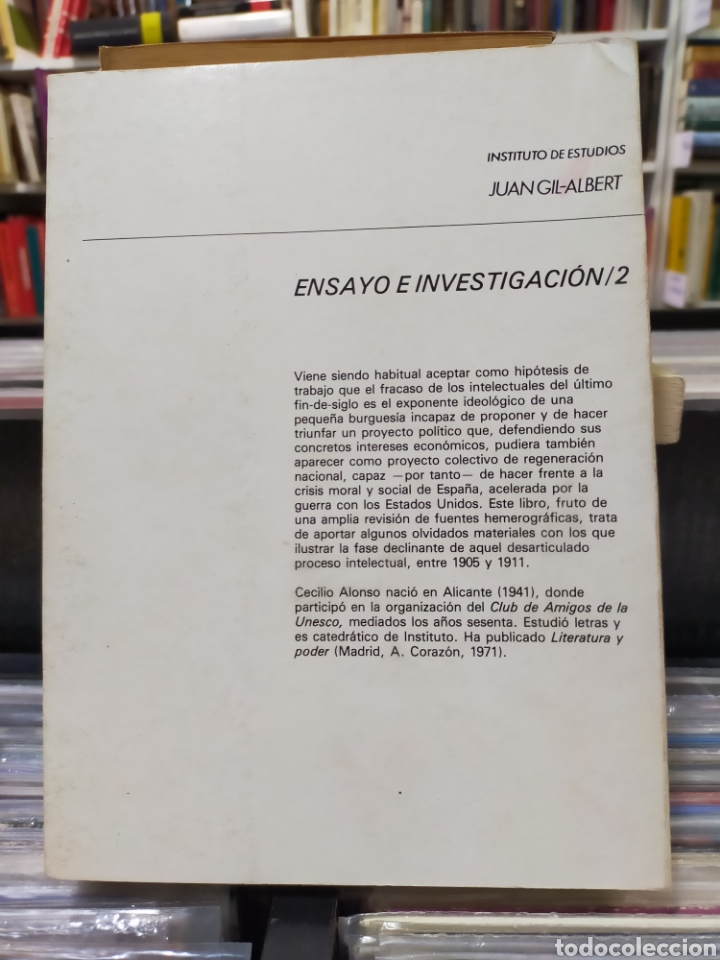 Libros de segunda mano: INTELECTUALES EN CRISIS - CECILIO ALONSO - Foto 2