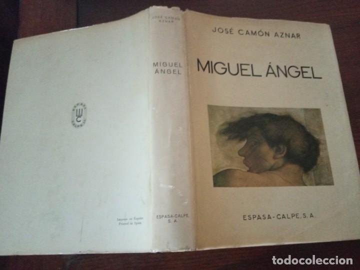 Libros de segunda mano: Miguel Angel.- Jos&eacute; Cam&oacute;n Aznar. - Foto 2
