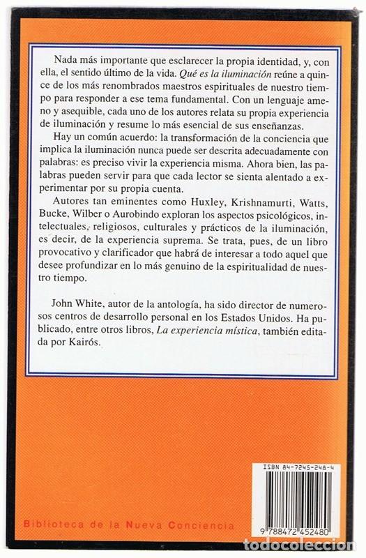Libros de segunda mano: QU&Eacute; ES LA ILUMINACI&Oacute;N VV.AA. - Foto 2