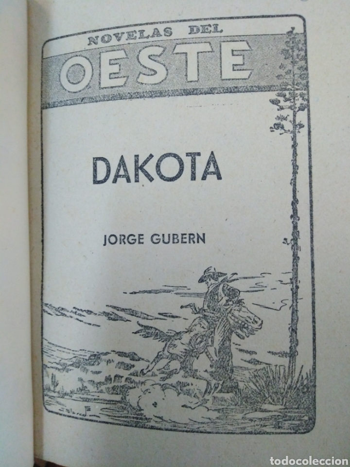 Libros de segunda mano: NOVELAS DEL OESTE/N&deg;4-DAKOTA-J.GUBERN - Foto 4