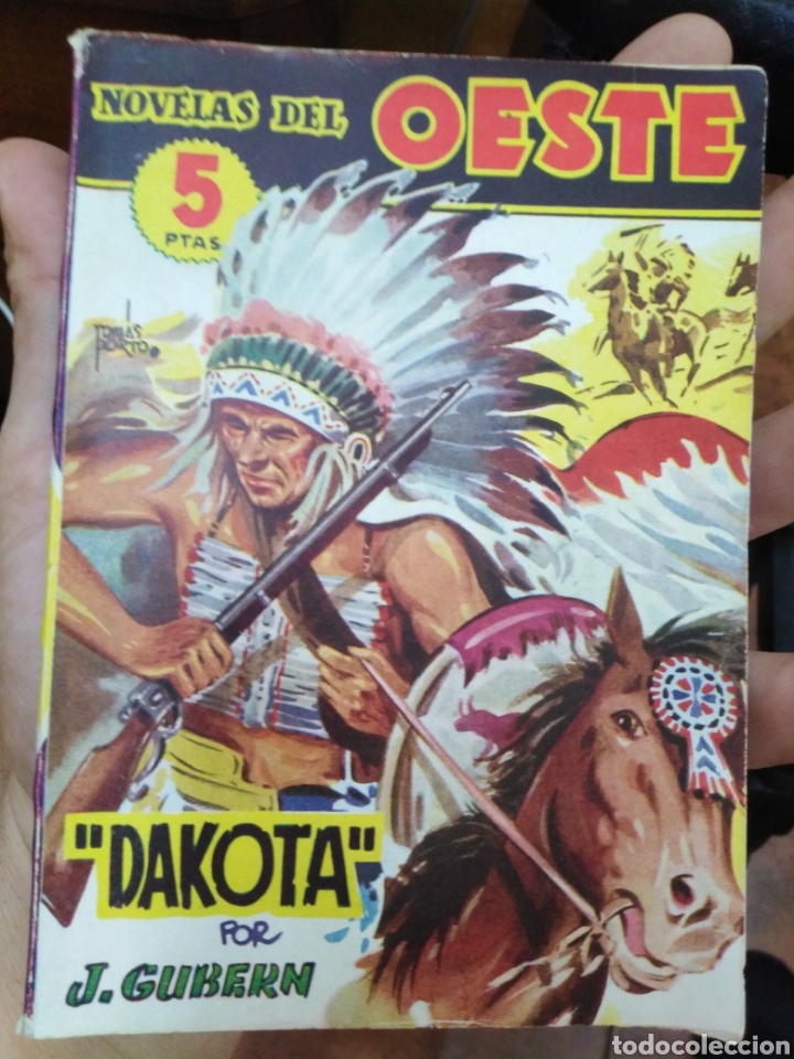 Libros de segunda mano: NOVELAS DEL OESTE/N&deg;4-DAKOTA-J.GUBERN - Foto 1