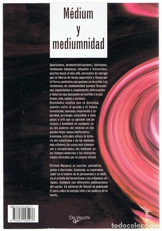 Libros de segunda mano: MEDIUM Y MEDIUMNIDAD STEFANO MAYORCA - Foto 2