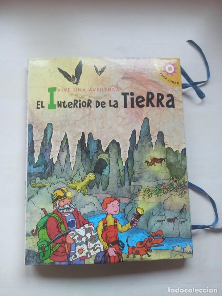 Libros de segunda mano: Libro Vive una aventura - El Interior de la Tierra - Foto 1