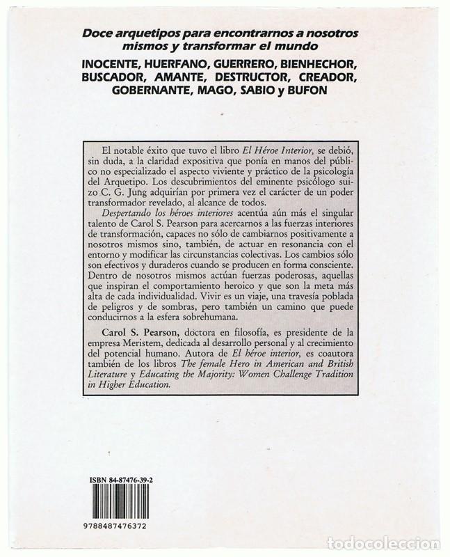 Libros de segunda mano: DESPERTANDO LOS HEROES INTERIORES CAROL S. PEARSON - Foto 2