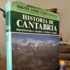 Libros de segunda mano: HISTORIA DE CANTABRIA. PREHISTORIA. EDADES ANTIGUA Y MEDIA MIGUEL ANGEL GARCIA GUINEA. Lote 274884493