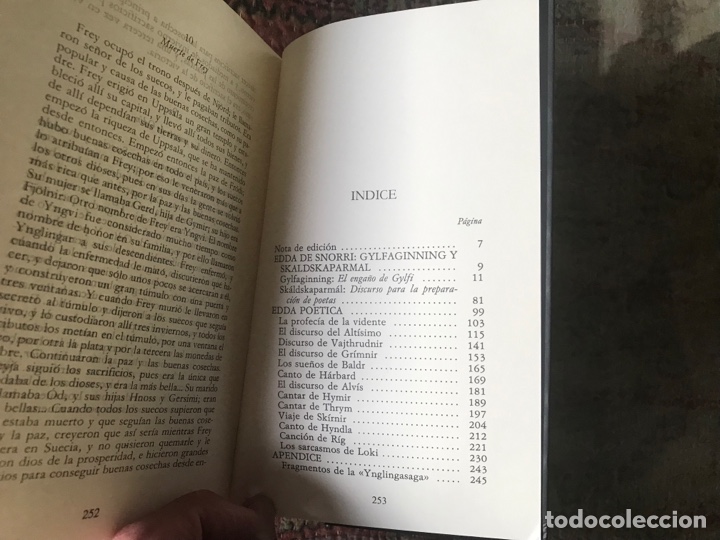 Libros de segunda mano: Textos mitol&oacute;gicos de los Eddas. Snorri Sturluson. Miraguano - Foto 4