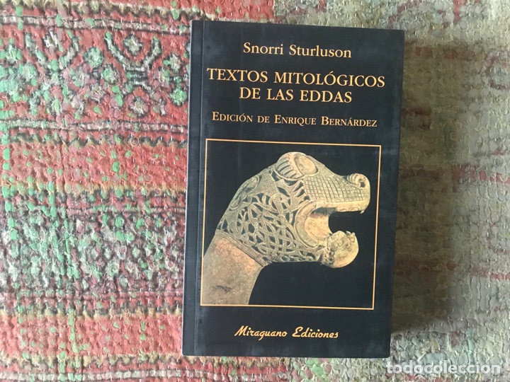 Libros de segunda mano: Textos mitol&oacute;gicos de los Eddas. Snorri Sturluson. Miraguano - Foto 1