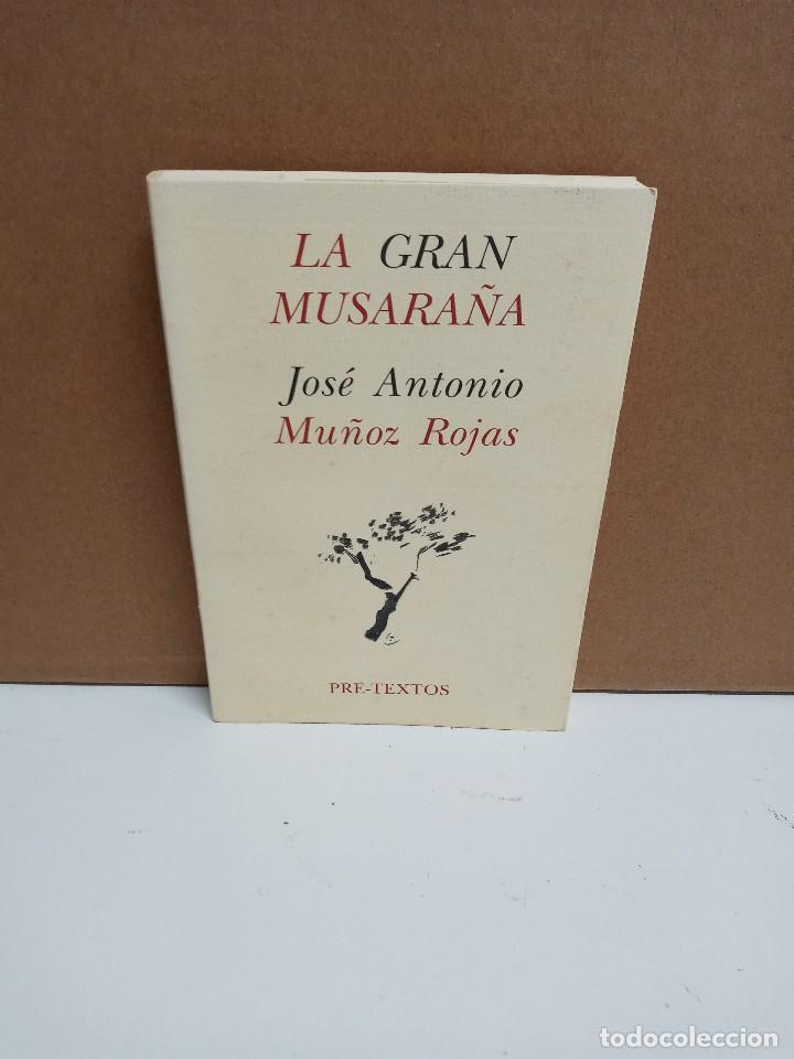 Libros de segunda mano: Jos&eacute; A. Mu&ntilde;oz Rojas - La gran musara&ntilde;a - Editorial Pre-Textos - Foto 1