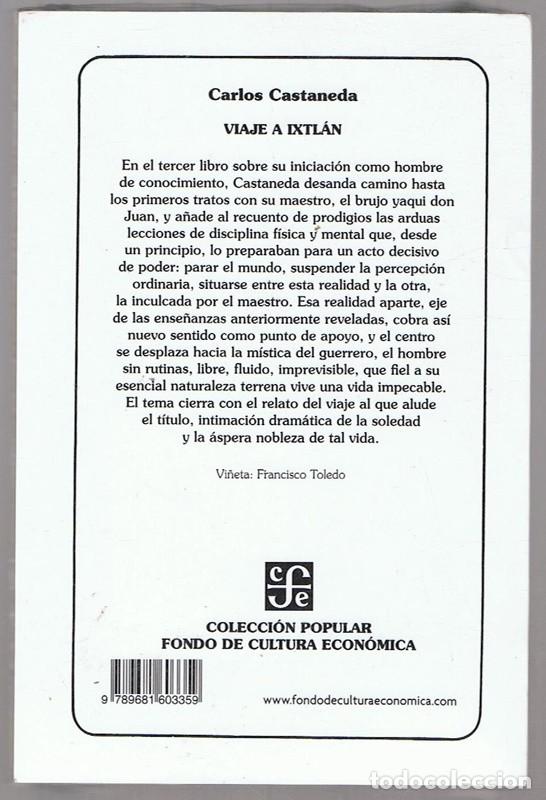 Libros de segunda mano: VIAJE A IXTLAN CARLOS CASTANEDA (PRECINTADO) - Foto 2