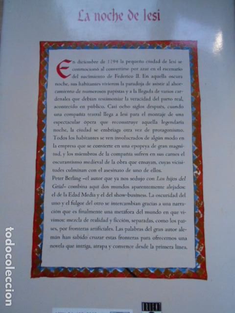 Libros de segunda mano: LA NOCHE DE LESI PETER BERLING - Foto 3