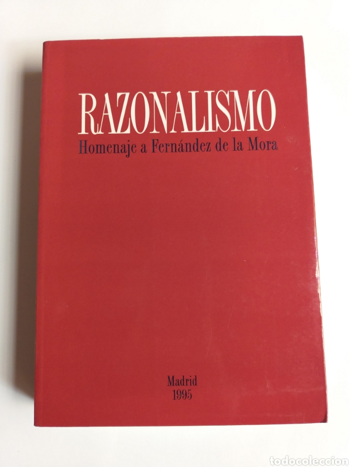 Libros de segunda mano: Razonalismo. Homenaje a Fern&aacute;ndez de la Mora - Foto 1