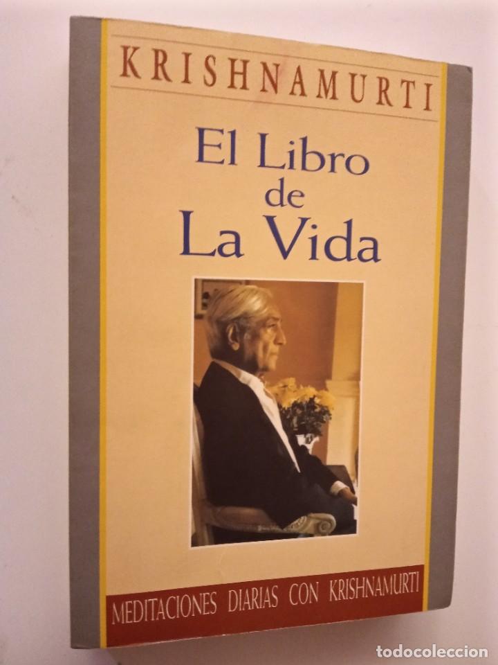 EL LIBRO DE LA VIDA JIDDU KRISHNAMURTI LIBRO ESPIRITUALIDAD