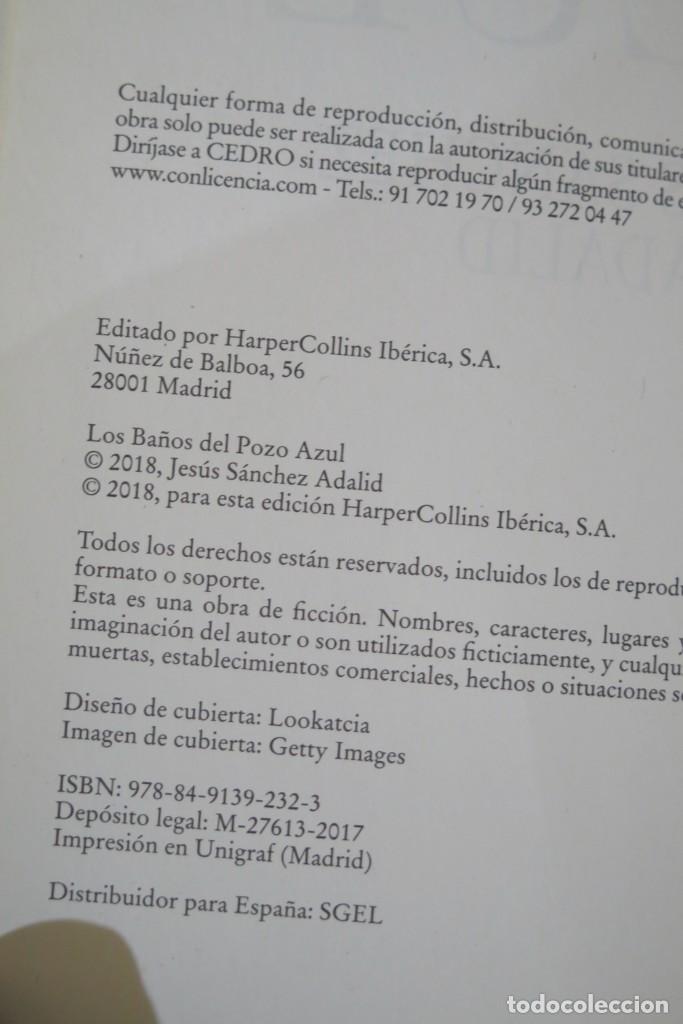 Libros de segunda mano: 2018.- LOS BA&Ntilde;OS DEL POZO AZUL. SANCHEZ ADALID - Foto 3