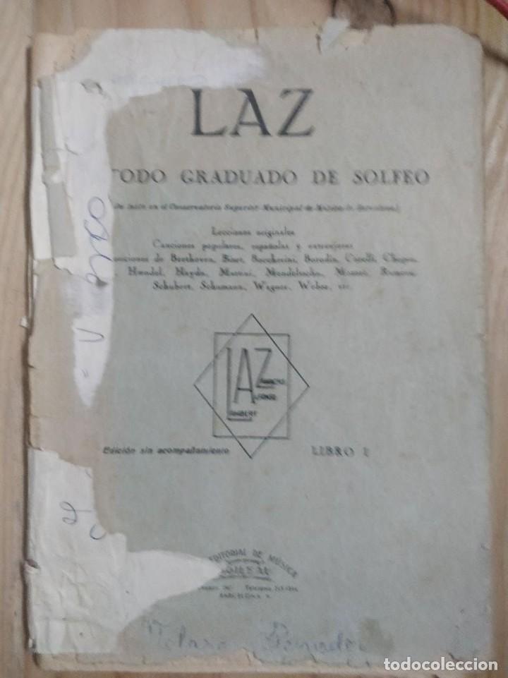 Libros de segunda mano: LAZ. M&Eacute;TODO GRADUADO DE SOLFEO. LIBRO I - Foto 1