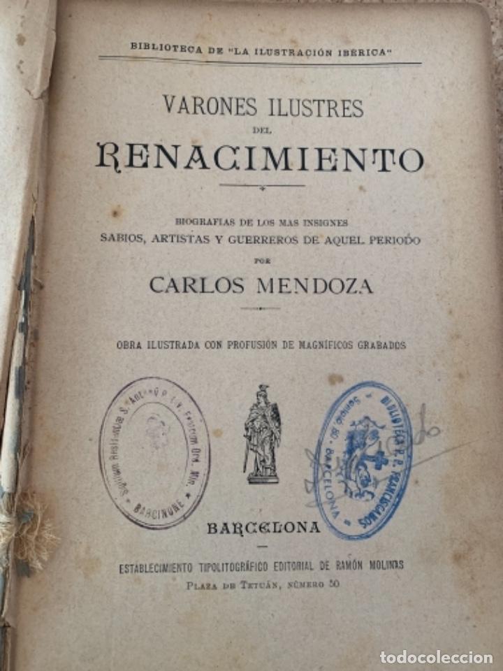 Libros de segunda mano: Varones ilustres del Renacimiento, (CAJ 4) - Foto 1