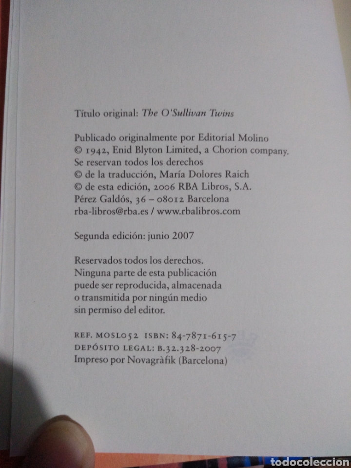 Libros de segunda mano: Las mellizas OSullivan Enid Blyton - Foto 4