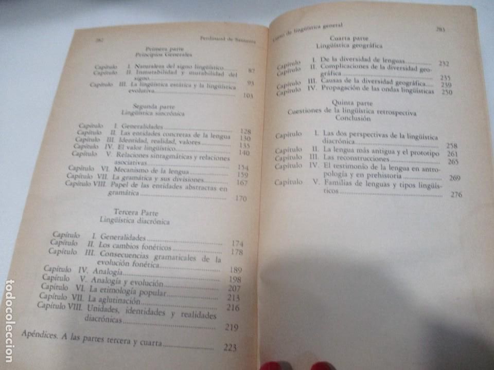 Libros de segunda mano: FERDINAND DE SAUSSURE Curso de ling&uuml;&iacute;stica general W7997 - Foto 3