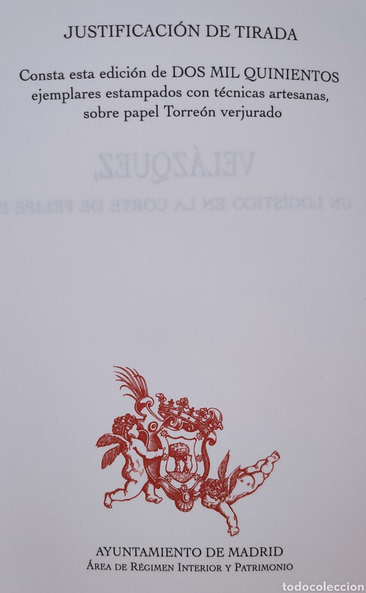 Libros de segunda mano: VEL&Aacute;ZQUEZ EDICI&Oacute;N BIBLI&Oacute;FILO TIRADA LIMITADA - Foto 4