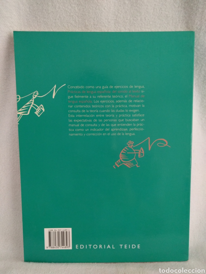 Libros de segunda mano: Pr&aacute;cticas de la lengua espa&ntilde;ola del sonido al texto. Teide. - Foto 2