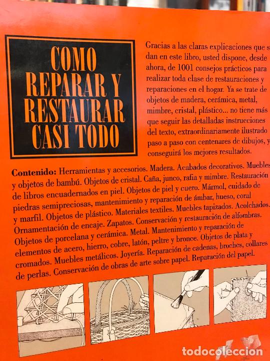 Libros de segunda mano: C&oacute;mo restaurar y reparar casi todo. Lorraine Johnson - Foto 2