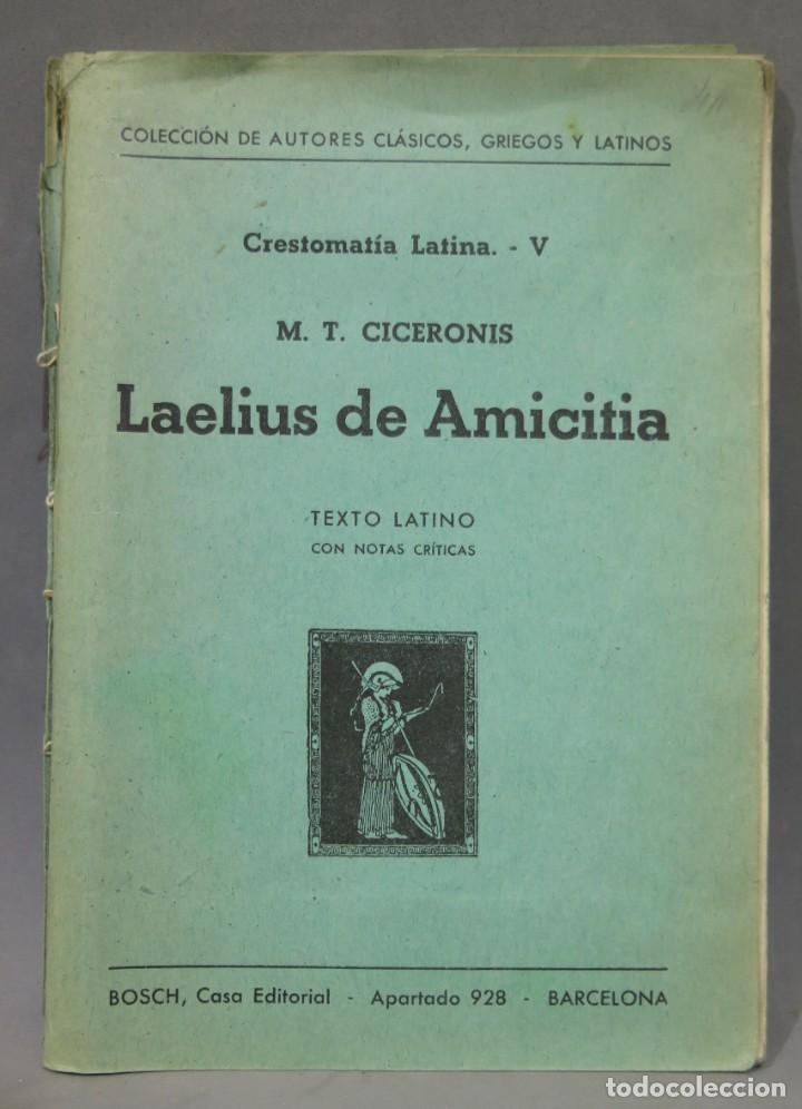 Libros de segunda mano: LAEILUS DE AMICTICIA. CICERON - Foto 1