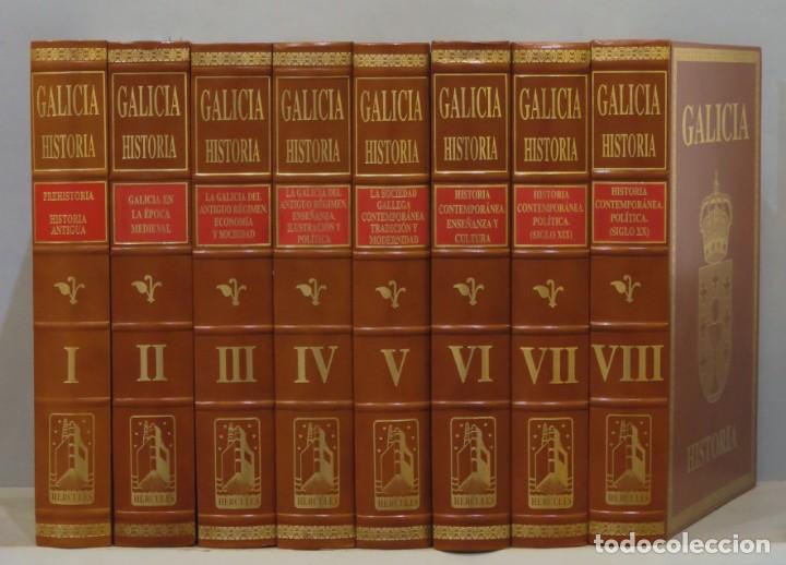 Libros de segunda mano: GALICIA HISTORIA. HERCULES. 8 TOMOS - Foto 1