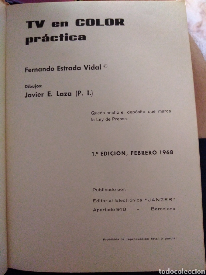 Libros de segunda mano: TV EN COLOR PRACTICA FERNANDO ESTRADA - Foto 3
