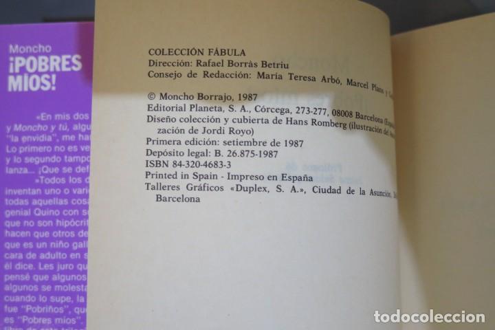 Libros de segunda mano: 1987.- &iexcl;POBRES MIOS!. MONCHO - Foto 2