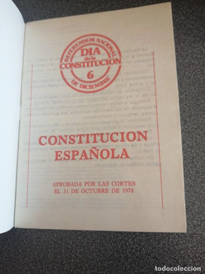 Libros de segunda mano: Libro CONSTITUCION ESPA&Ntilde;OLA a&ntilde;o 1978 REFERENDUM - Foto 2