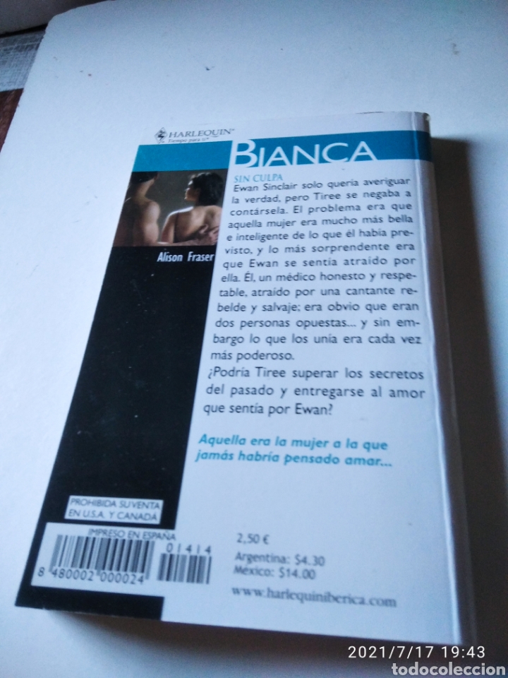 Libros de segunda mano: Libro Bianca, sin culpa, Alison Fraser - Foto 4