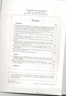 Libros de segunda mano: Cuadernos Bibliogr&aacute;ficos n&ordm; 44. CSIC - Foto 2
