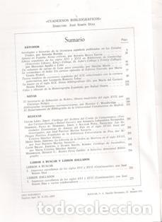 Libros de segunda mano: Cuadernos Bibliogr&aacute;ficos n&ordm; 32. CSIC - Foto 2