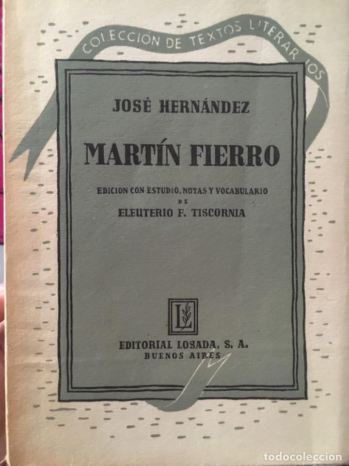 Libros de segunda mano: Mart&iacute;n Fierro de Jos&eacute; Hern&aacute;ndez - Foto 1