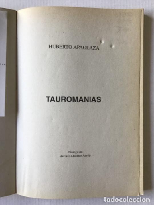 Libros de segunda mano: TAUROMAN&Iacute;AS. - APAOLAZA, Huberto. - Foto 2