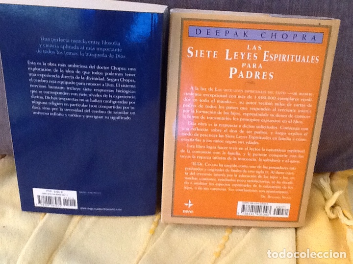 Libros de segunda mano: Deepak Chopra .2 libros .Las siete leyes espirituales para padres y Conocer a Dios. - Foto 2