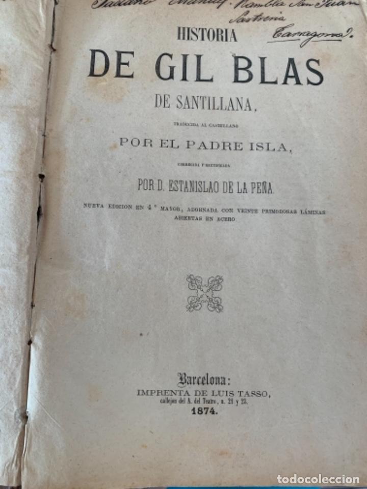 Libros de segunda mano: Historia de Gil Blas de Santillana (CAJ 4) - Foto 1