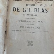 Libros de segunda mano: HISTORIA DE GIL BLAS DE SANTILLANA (CAJ 4)