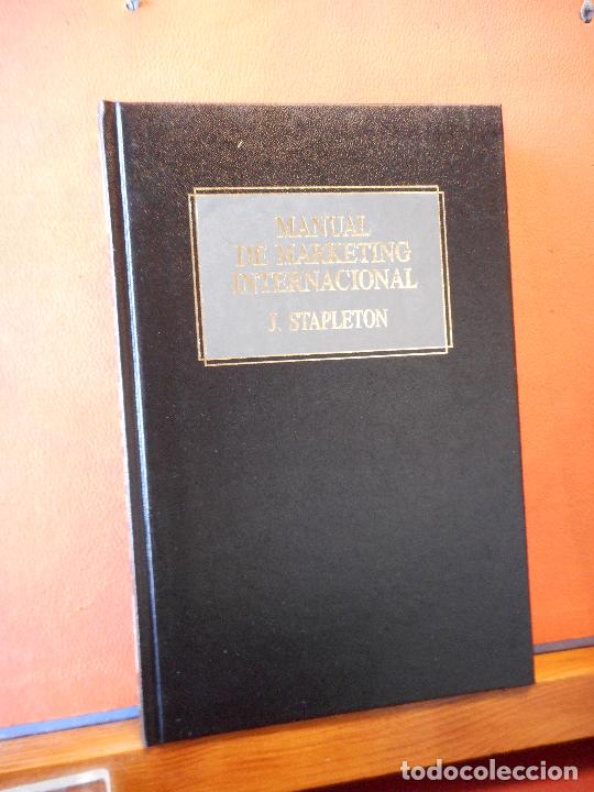 Libros de segunda mano: MANUAL DE MARKETING INTERNACIONAL. J. STAPLETON. EDICIONES DEUSTO,S.A. - Foto 1
