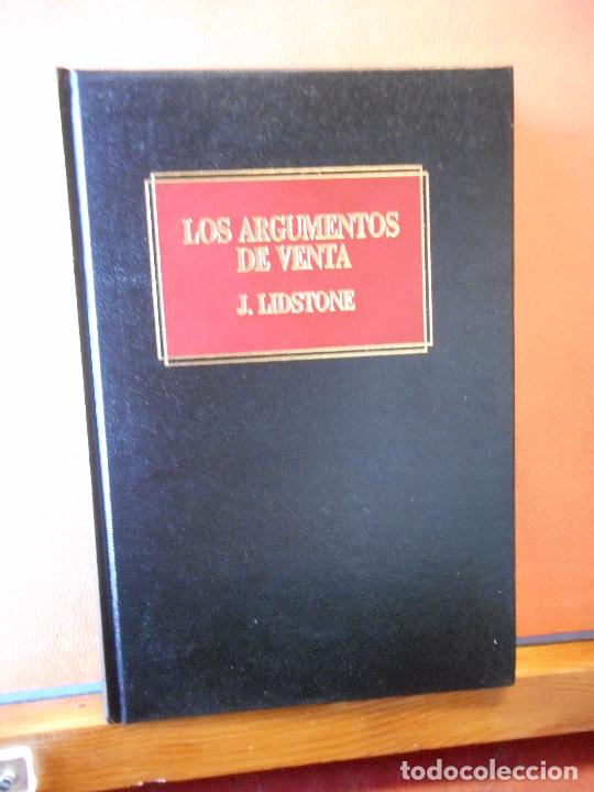 Libros de segunda mano: LOS ARGUMENTOS DE VENTA. J. LIDSTONE. EDICIONES DEUSTO,S.A. - Foto 1