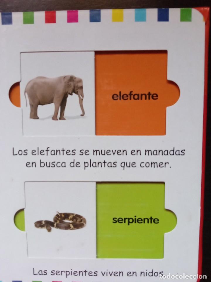 Libros de segunda mano: Animales Salvajes.Desliza y aprende. - Foto 2