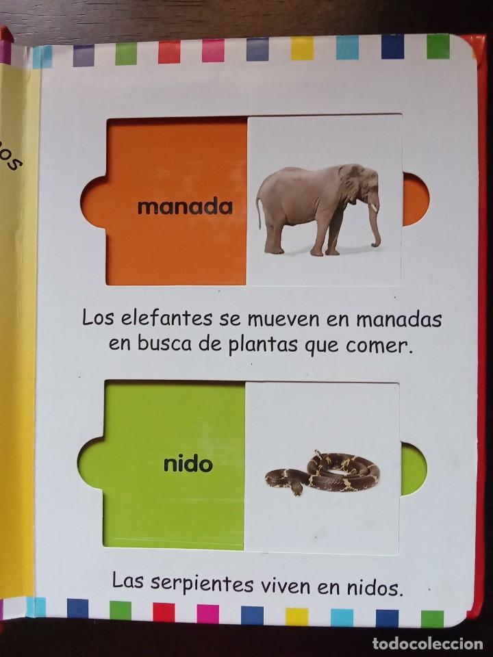 Libros de segunda mano: Animales Salvajes.Desliza y aprende. - Foto 3