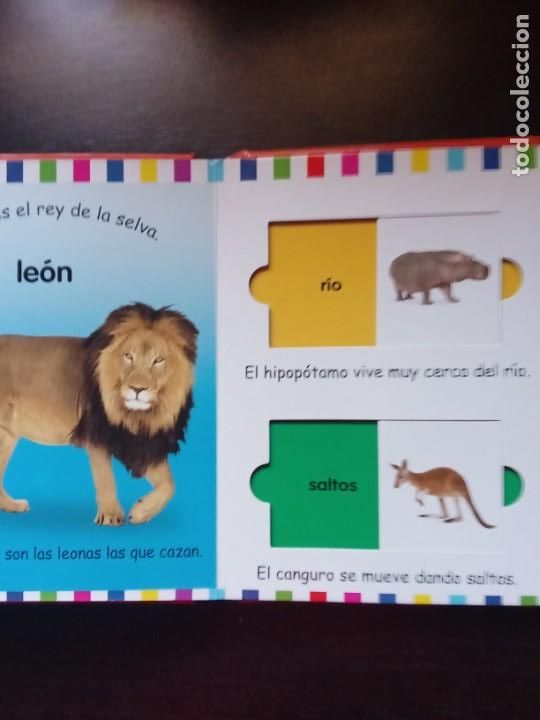 Libros de segunda mano: Animales Salvajes.Desliza y aprende. - Foto 5